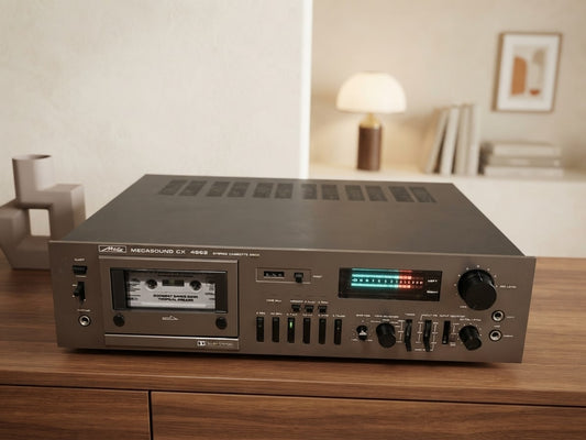 METZ CX-4962 Rare Vintage Cassette Deck Tested German Hi-Fi Stereo Warranty