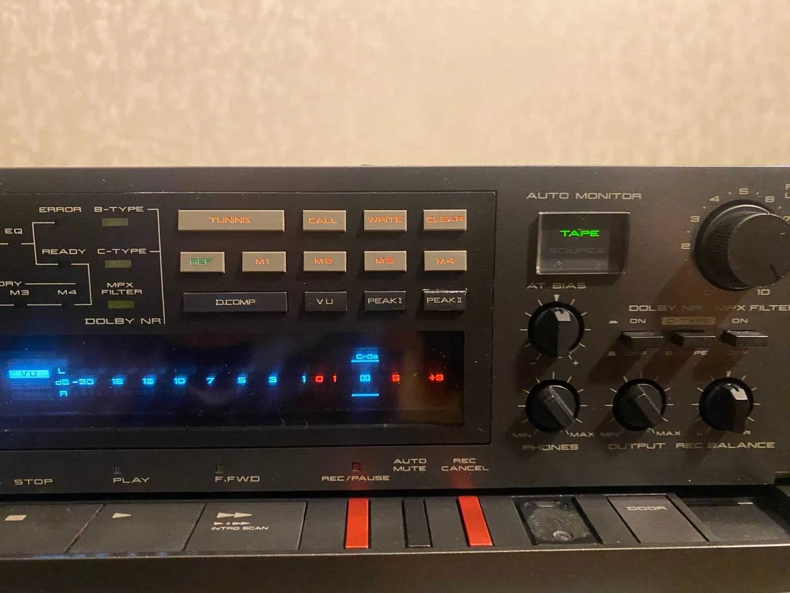 AKAI GX-F91 Rare Vintage MINT Cassette Deck Serviced Stereo Japan Warranty