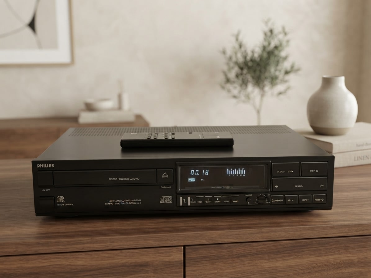 PHILIPS CD-304 Rare Vintage CD Player Working TDA1541 CDM-1 Remote Warranty