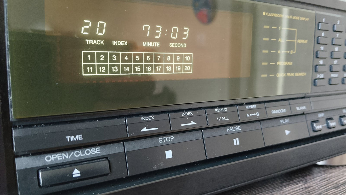 AIWA XC-004E Rare Vintage CD Player Working Hi-Fi Stereo Remote Warranty