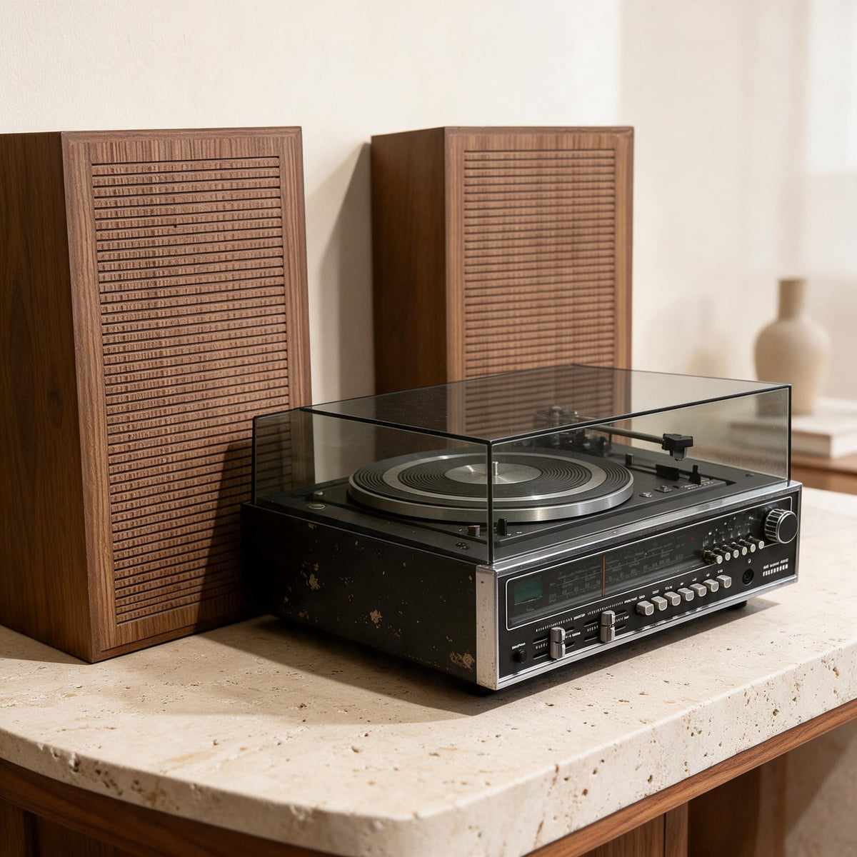 Telefunken HI-FI 4040 HI-FI Center 4040 + L71 Rare Vintage Turntable