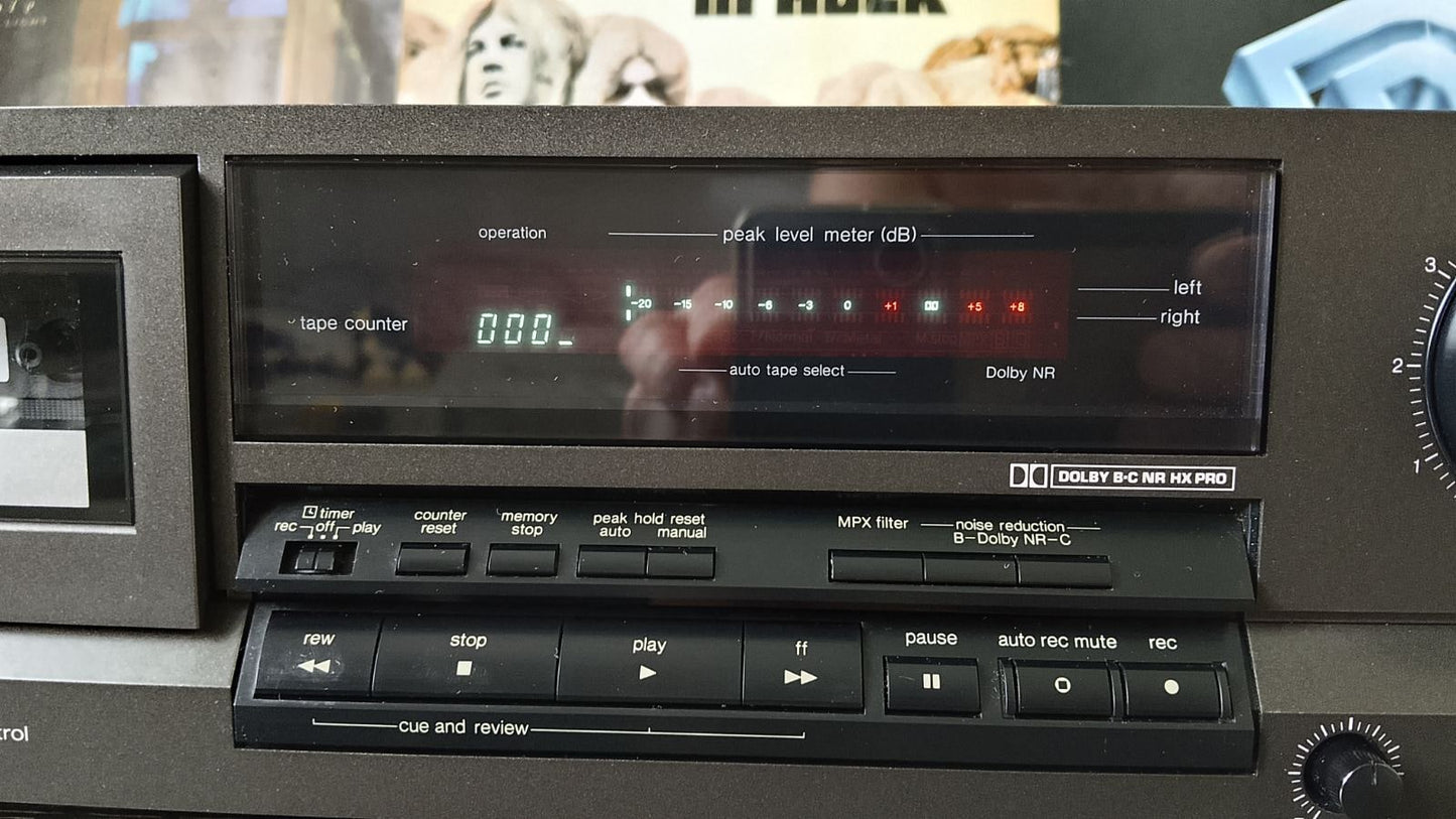 Technics RS-B465 Rare Vintage Stereo Cassette Deck Tested Dolby B/C Serviced