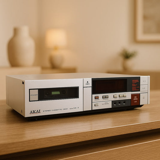 AKAI HX-3 Rare Vintage Cassette Deck Warranty Stereo Hi-Fi Dolby B/C 1984