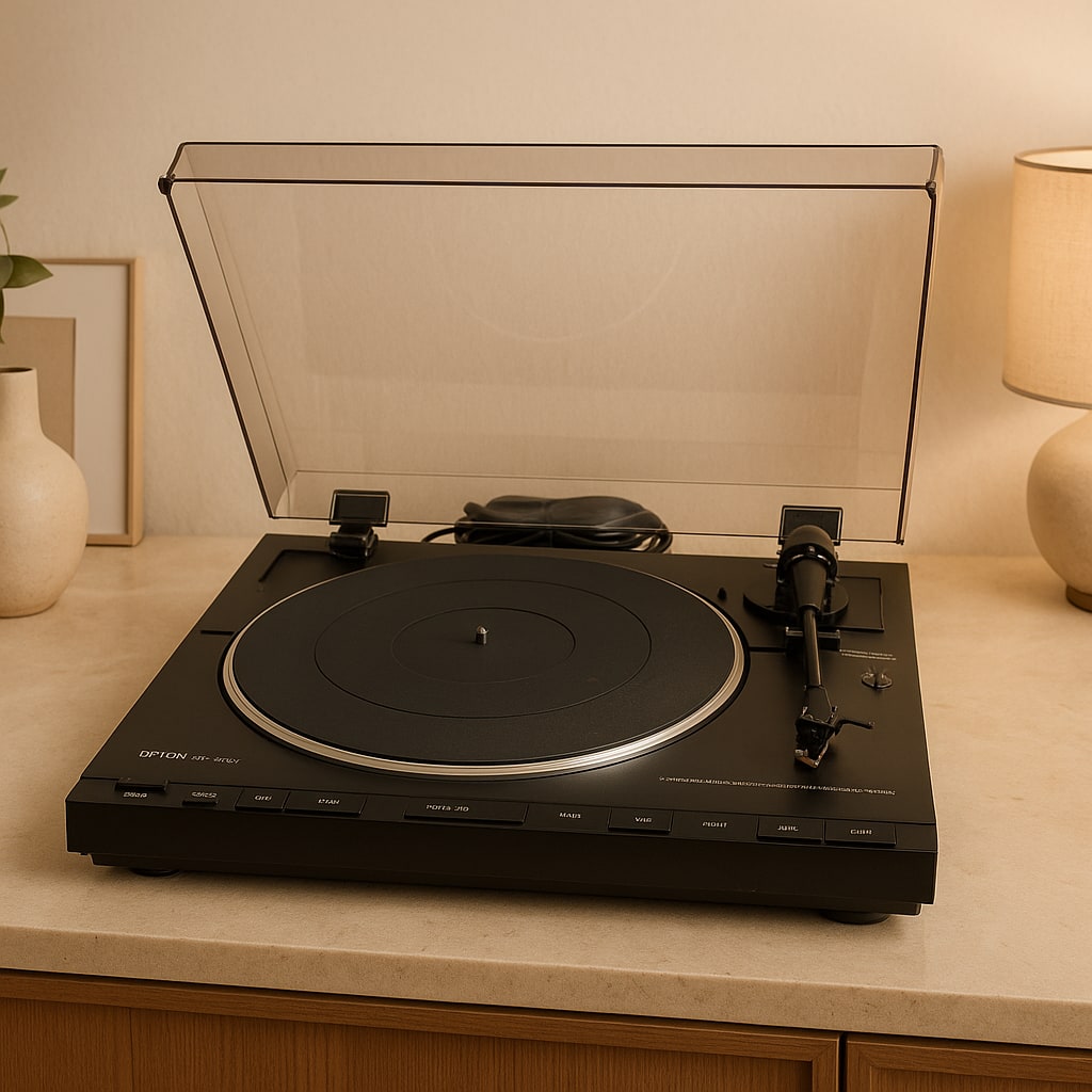 Denon DP-23F Rare Vintage Turntable Warranty Working Direct Drive Quartz