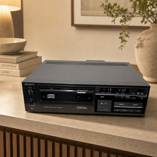 Sony CDP-101 Rare Vintage CD Player Tested 101V Warranty