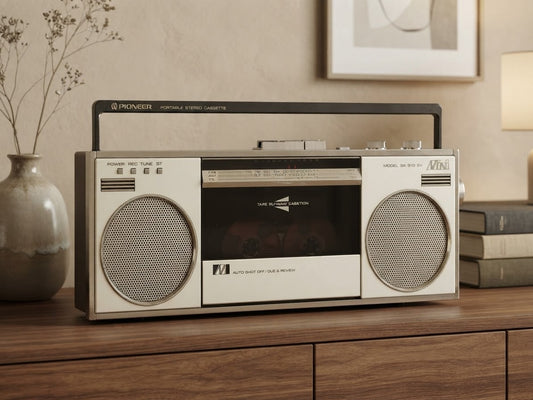 Pioneer SK-Q10 Rare Vintage Mini Cassette Boombox Component System Warranty