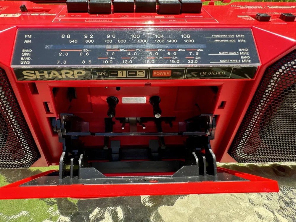 Sharp WQ-T281Z(R) Rare Vintage Boombox Tested Stereo Cassette