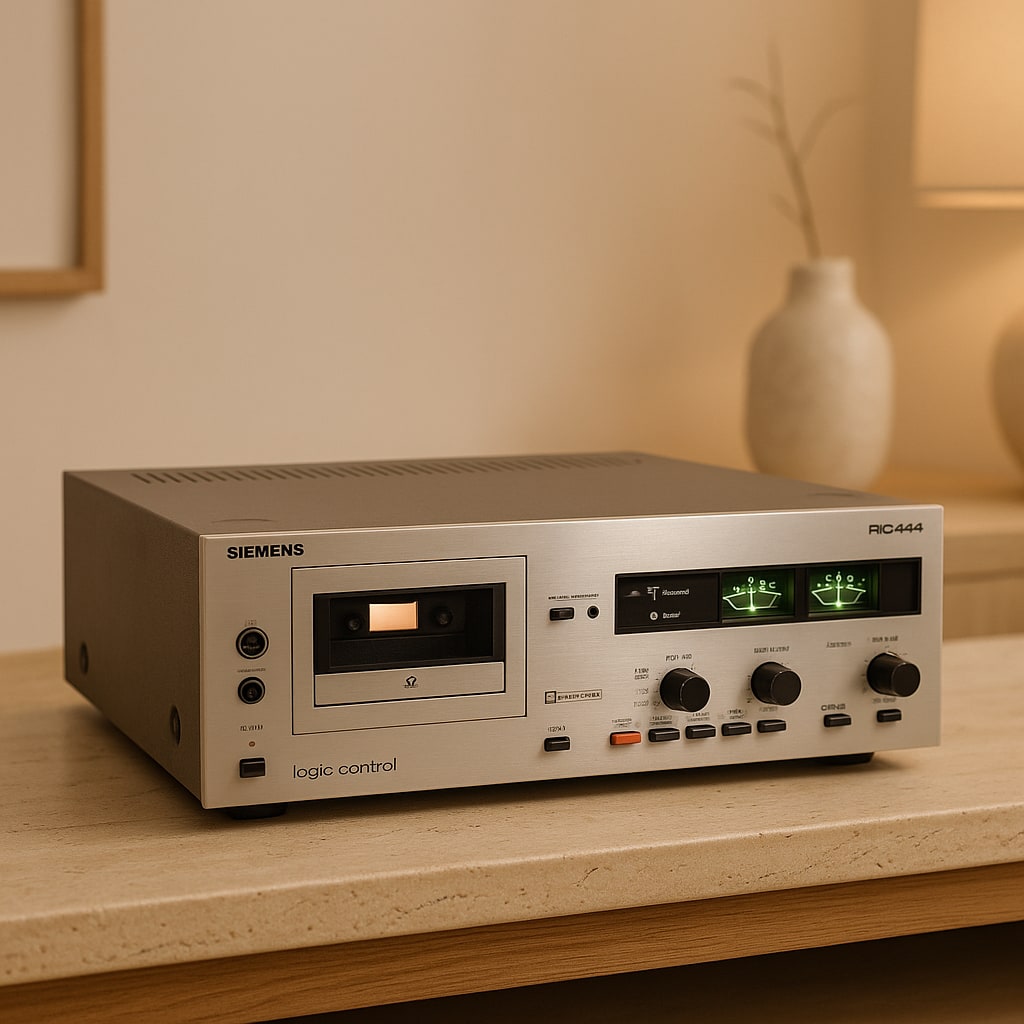 Siemens RC-444 Rare Vintage Cassette Deck Working Warranty 2 Motors VU