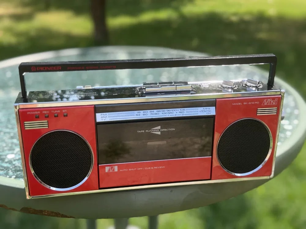 Pioneer SK-Q10R Rare Vintage MINT Boombox  AM/FM Cassette Japan Warranty