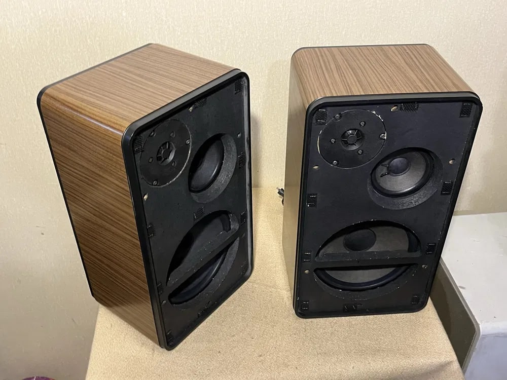 METZ 4603 Rare Vintage 3-Way Speakers Hi-Fi Stereo Analog 80W