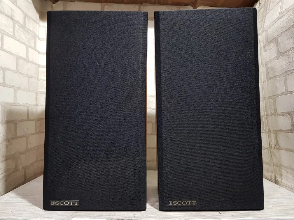 SCOTT S20 Rare Vintage Bookshelf Speakers Tested Hi-Fi Stereo