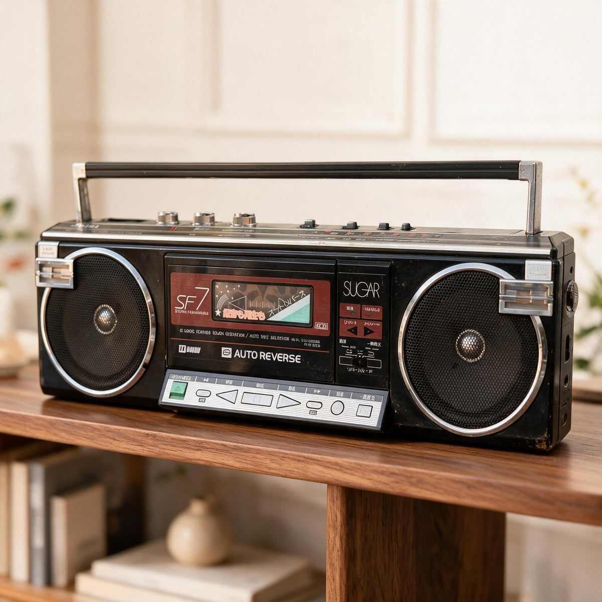 Toshiba RT-SF7 Rare Vintage Boombox Stereo Radio Cassette Player Working