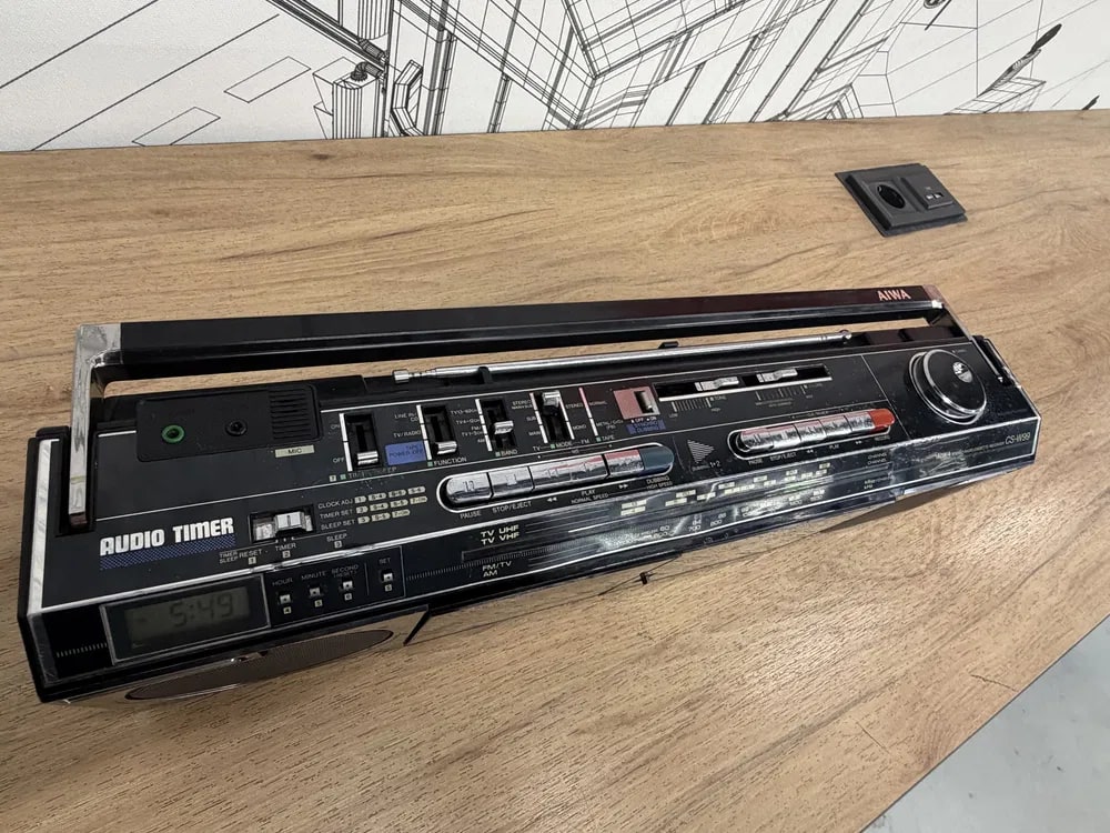 Aiwa CS-W99 Rare Vintage Boombox Partially Working