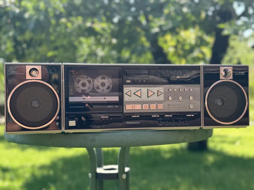 Panasonic RX-C52L Rare Vintage Japan Cassette Boombox Serviced Warranty Tested