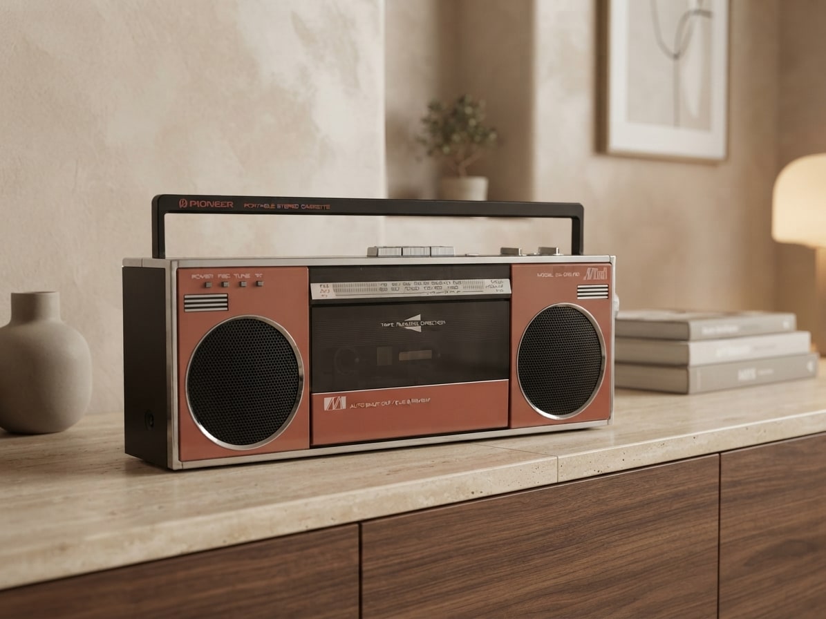Pioneer SK-Q10R Rare Vintage MINT Boombox  AM/FM Cassette Japan Warranty