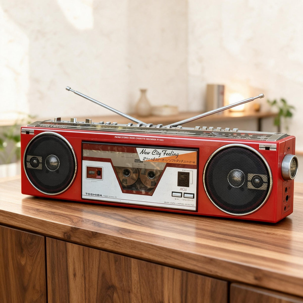 Toshiba RT-S65 Rare Vintage Cassette Boombox Radio Serviced Testrd