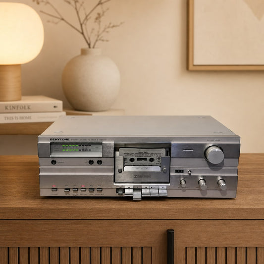 BENYTONE M2600D Rare Vintage Cassette Deck Tested Hi-Fi Recording Warranty