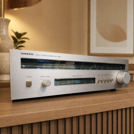 ONKYO T-4090 Rare Vintage MINT Stereo Tuner Warranty Tested FM/AM