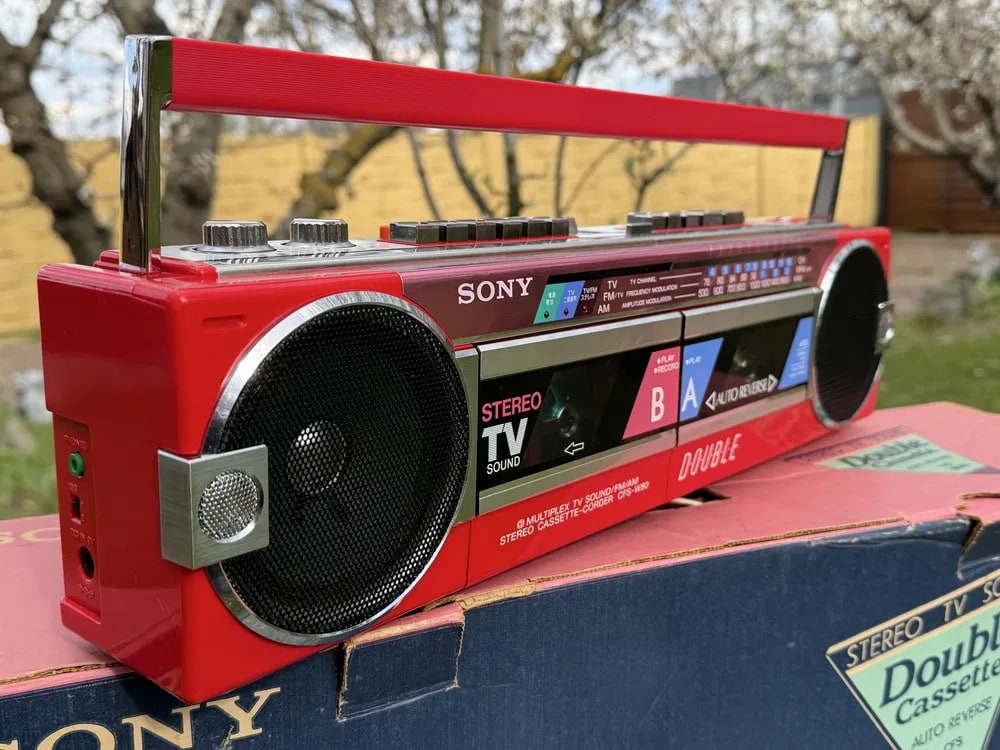 Sony CFS-80 Rare Vintage Mint Collectible Japan Boombox Cassette Tested Warranty