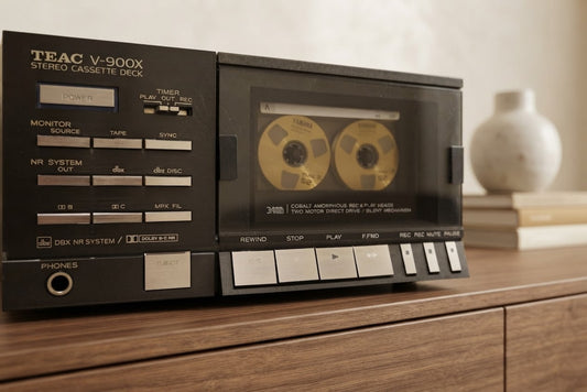 TEAC V-900X Rare Vintage Cassette Deck Serviced Working 3-Head Direct Warranty