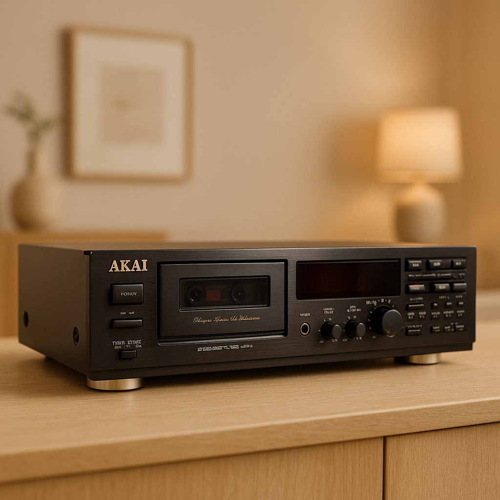 Akai DX-49 Rare Vintage Cassette Deck Warranty Stereo Dolby B/C Auto Calibration