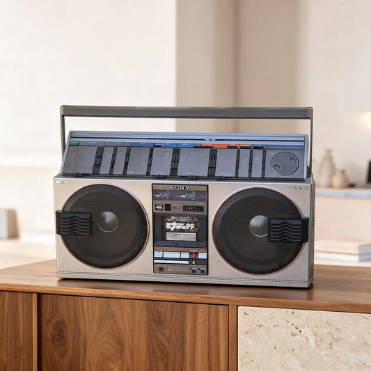 Sony CFS-99 Rare Vintage Boombox Working Stereo Cassette Recorder