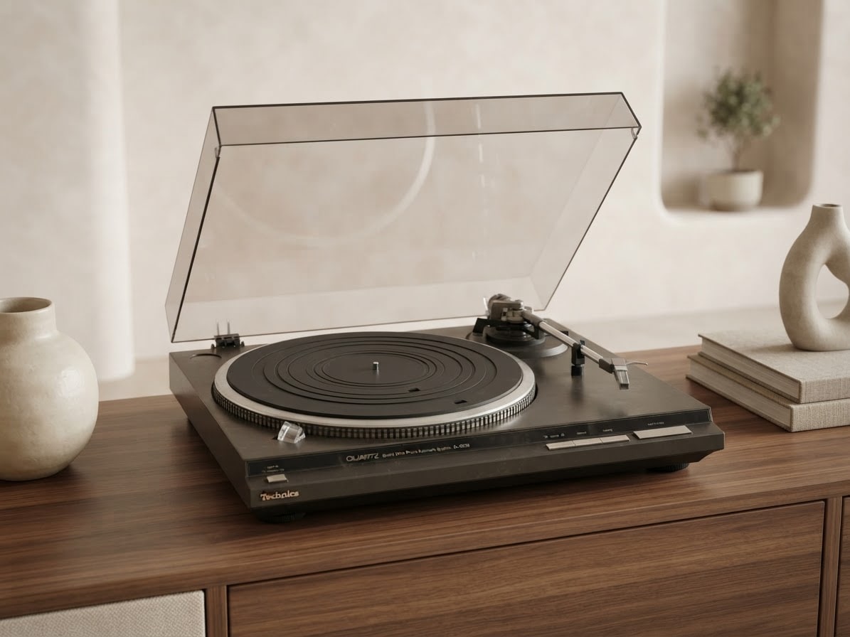 Technics SL-QD33 Rare Vintage Turntable Tested Quartz Direct Drive Automatic