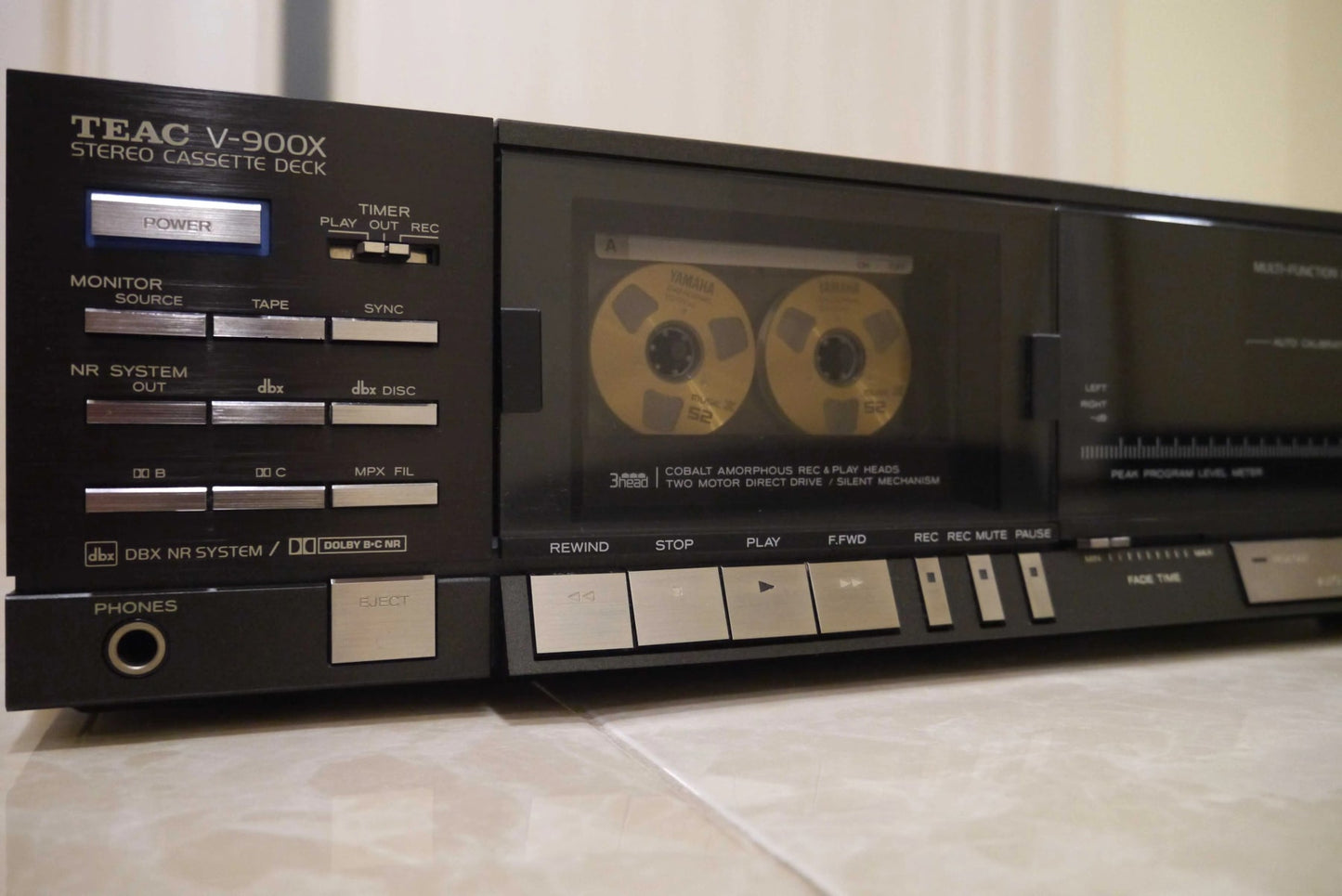 TEAC V-900X Rare Vintage Cassette Deck Serviced Working 3-Head Direct Warranty