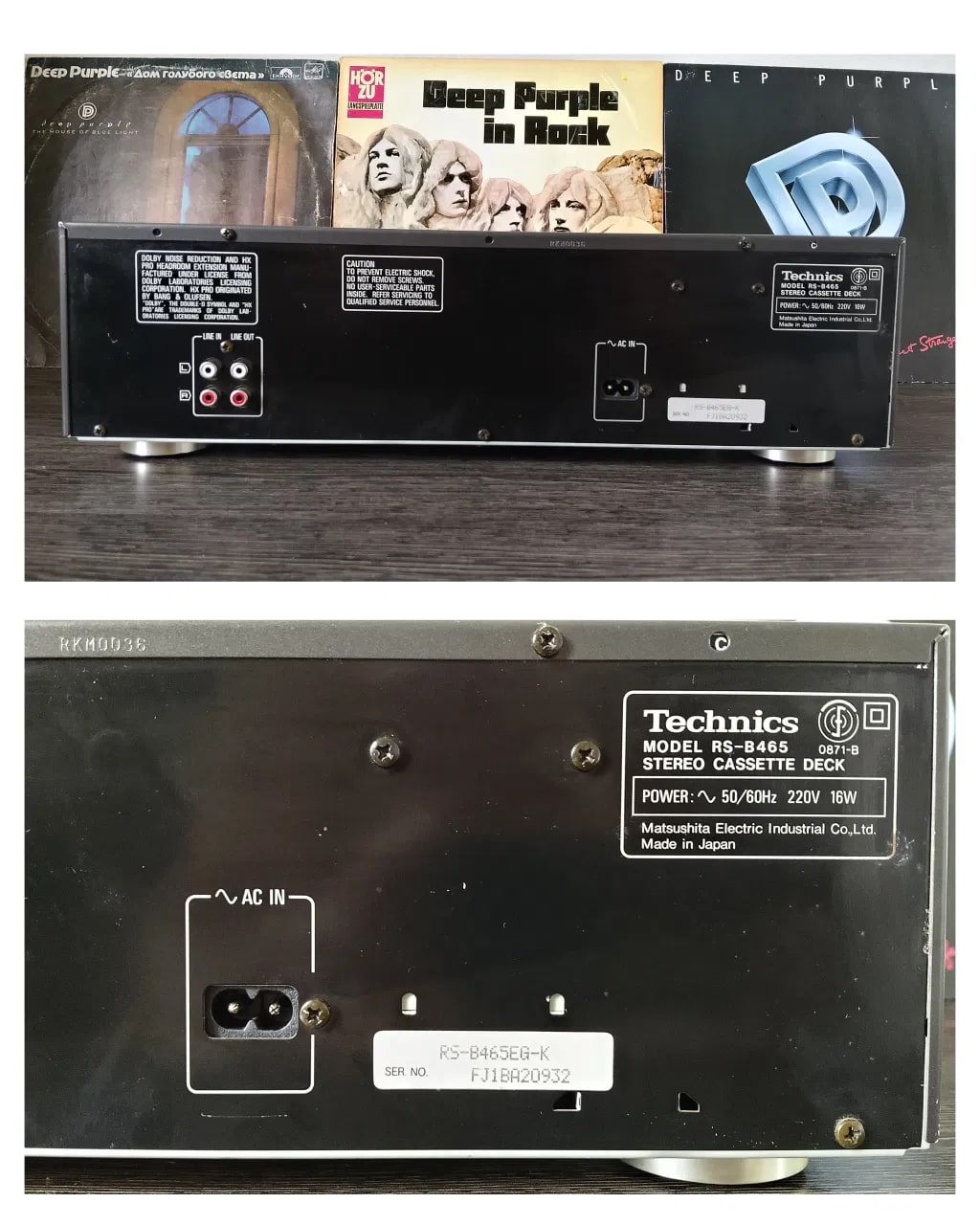 Technics RS-B465 Rare Vintage Stereo Cassette Deck Tested Dolby B/C Serviced