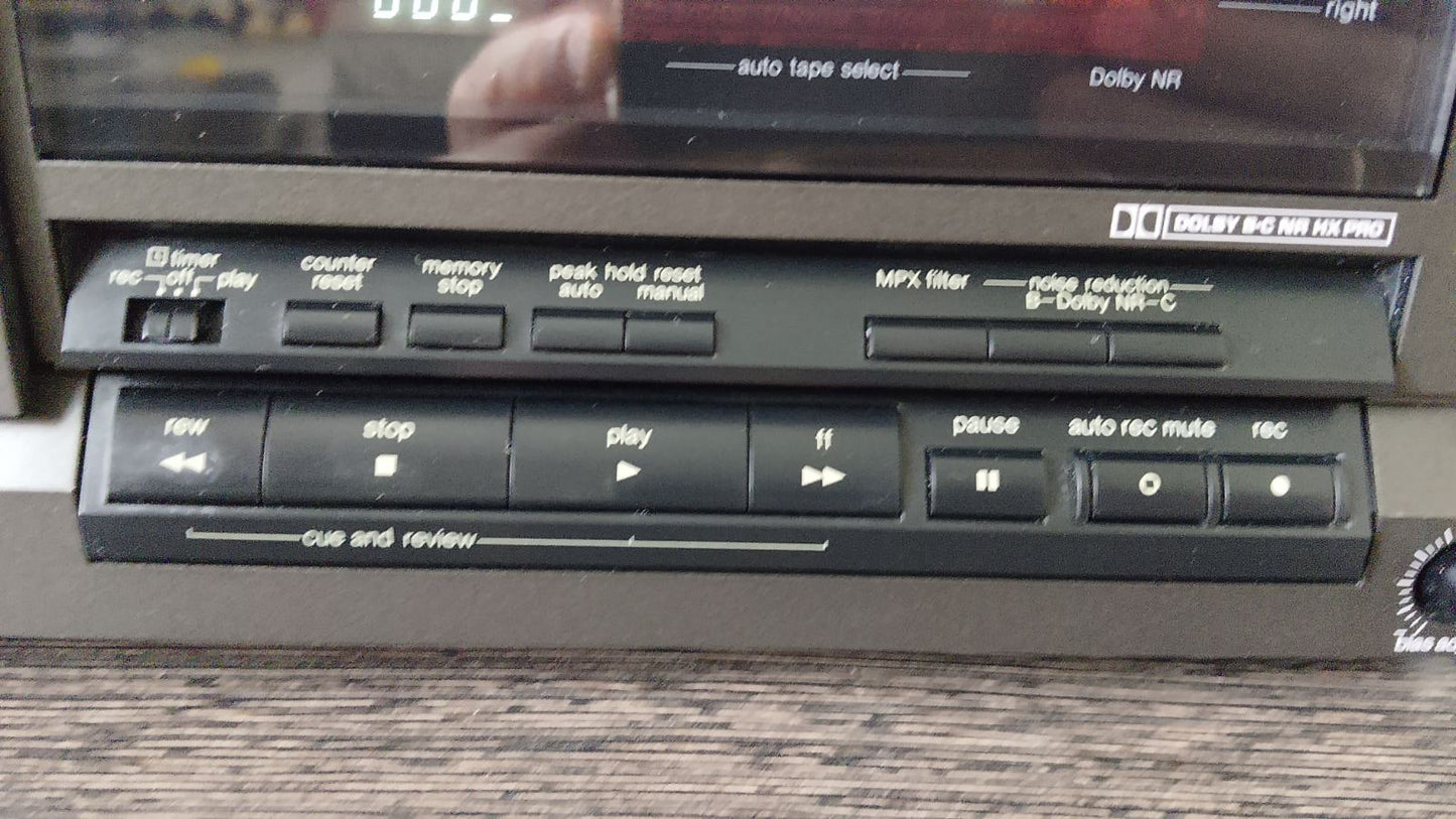 Technics RS-B465 Rare Vintage Stereo Cassette Deck Tested Dolby B/C Serviced