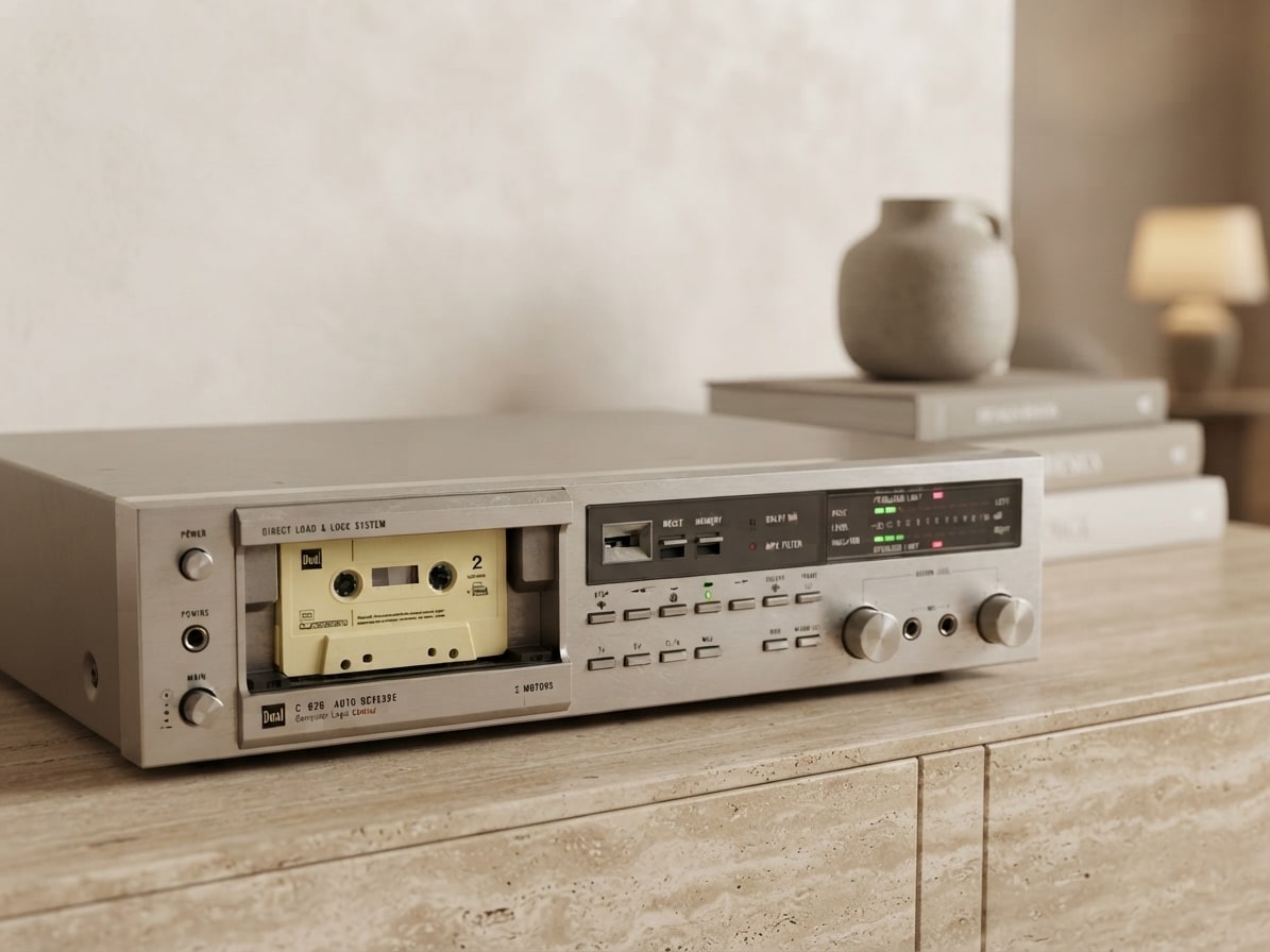 DUAL C828 Rare Vintage Cassette Deck Tested 2-Motor Autoreverse Hi-Fi Warranty