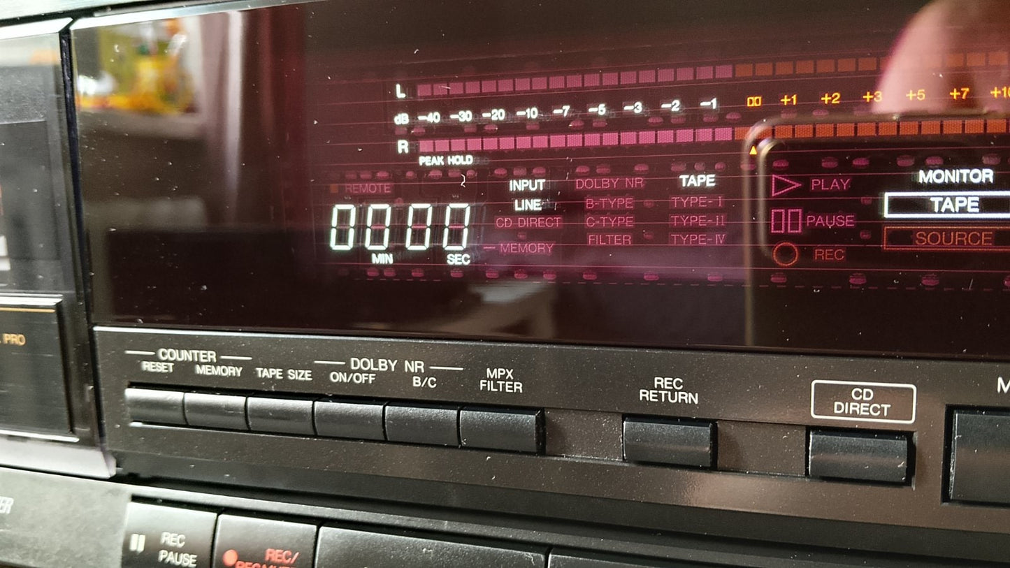 Denon DRM-800 Rare Vintage MINT Japan Cassette Deck Serviced 3-Head  Warranty