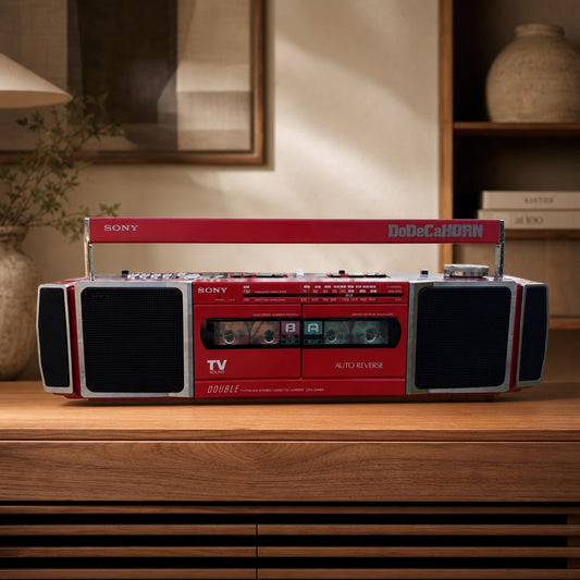 Sony CFS-DW 60 Rare Vintage Boombox Serviced Warranty Built-in Subwoofer