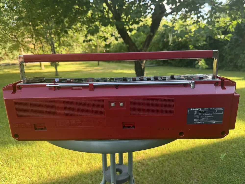 Sanyo U4-W80 Rare Vintage JDM Cassette Boombox Getto blaster Serviced Warranty