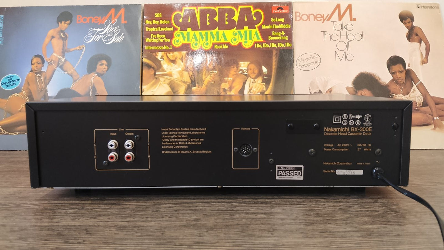 Nakamichi BX-300E Rare Vintage Cassette Deck Serviced Warranty Tested