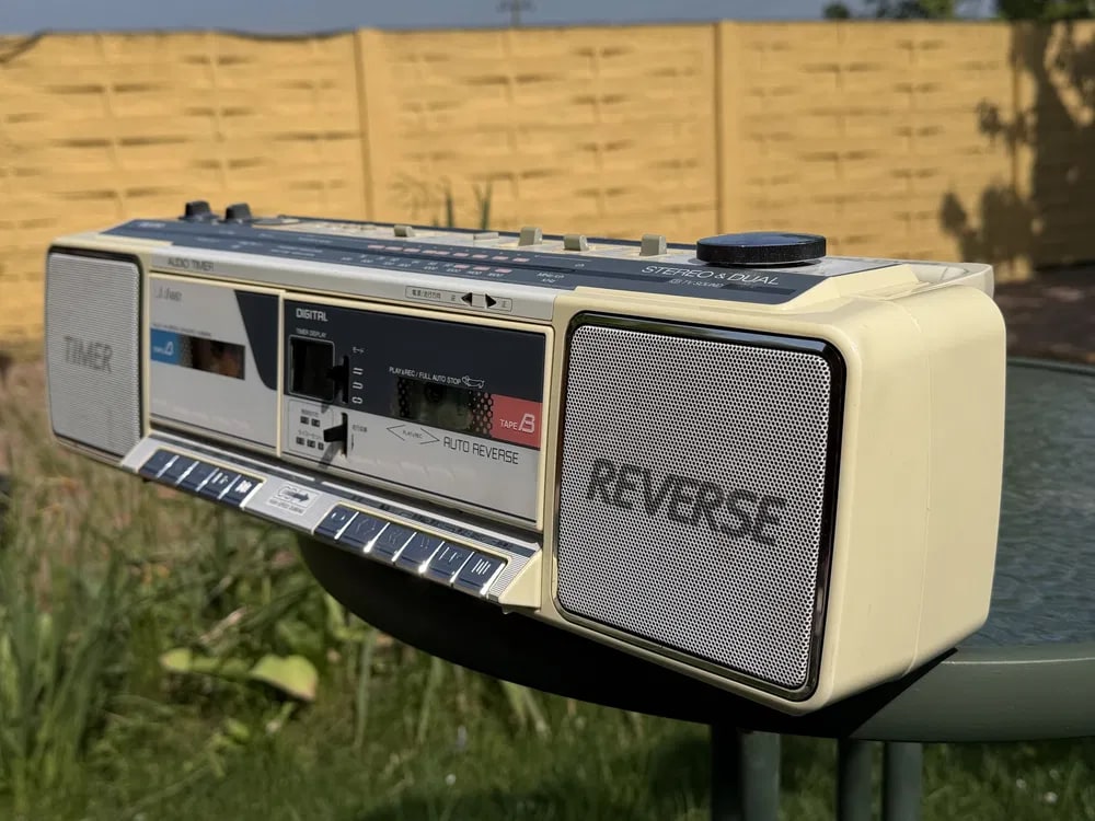 Sanyo U4w61 Rare Vintage MINT Boombox Getto blaster Warranty Tested Japan