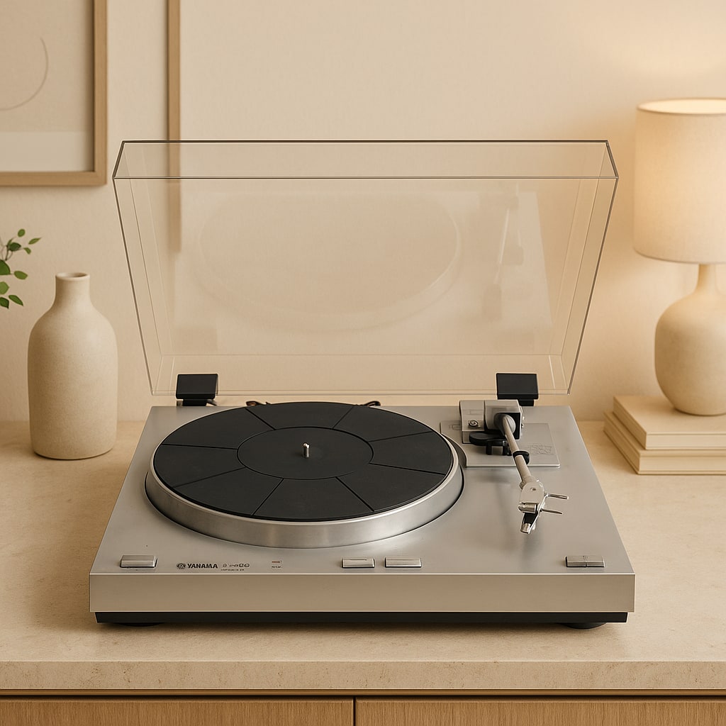 Yamaha P-751 Rare Vintage Turntable Warranty Quartz Direct Drive
