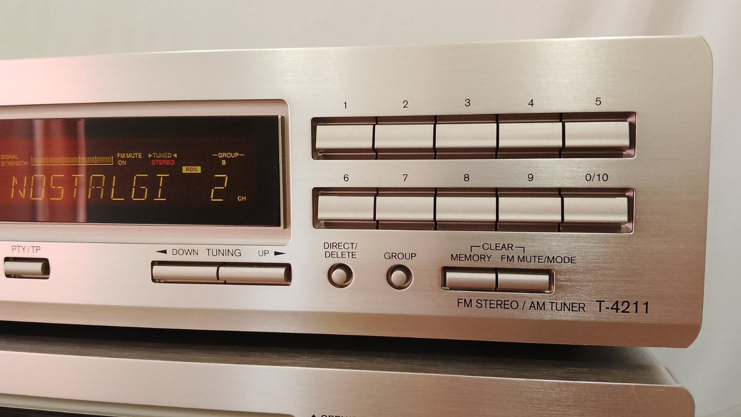 Onkyo A-9211 Rare Vintage MINT Cassette Deck Component Set Serviced Warranty