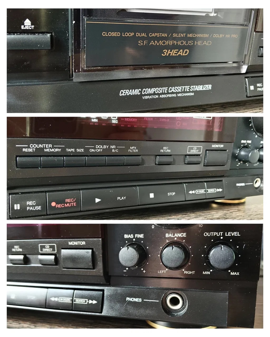 Denon DRM-800 Rare Vintage MINT Japan Cassette Deck Serviced 3-Head  Warranty