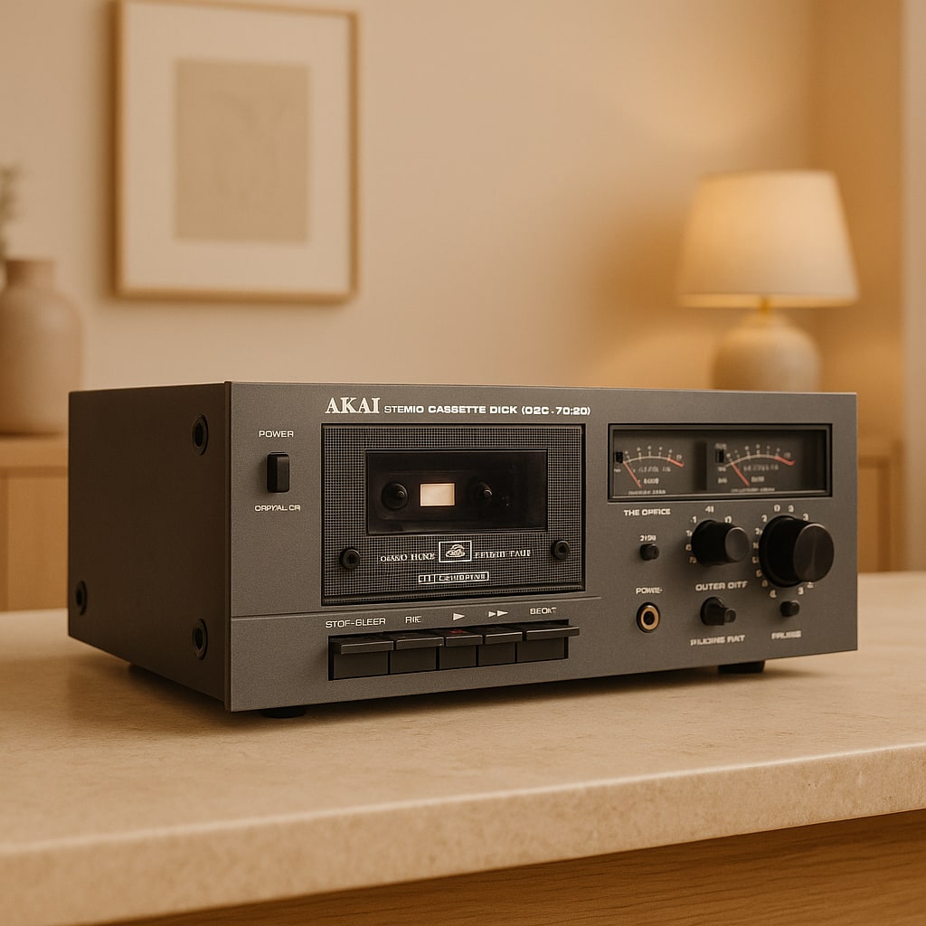 AKAI GXC-706D Rare Vintage Cassette Deck Warranty Working Stereo