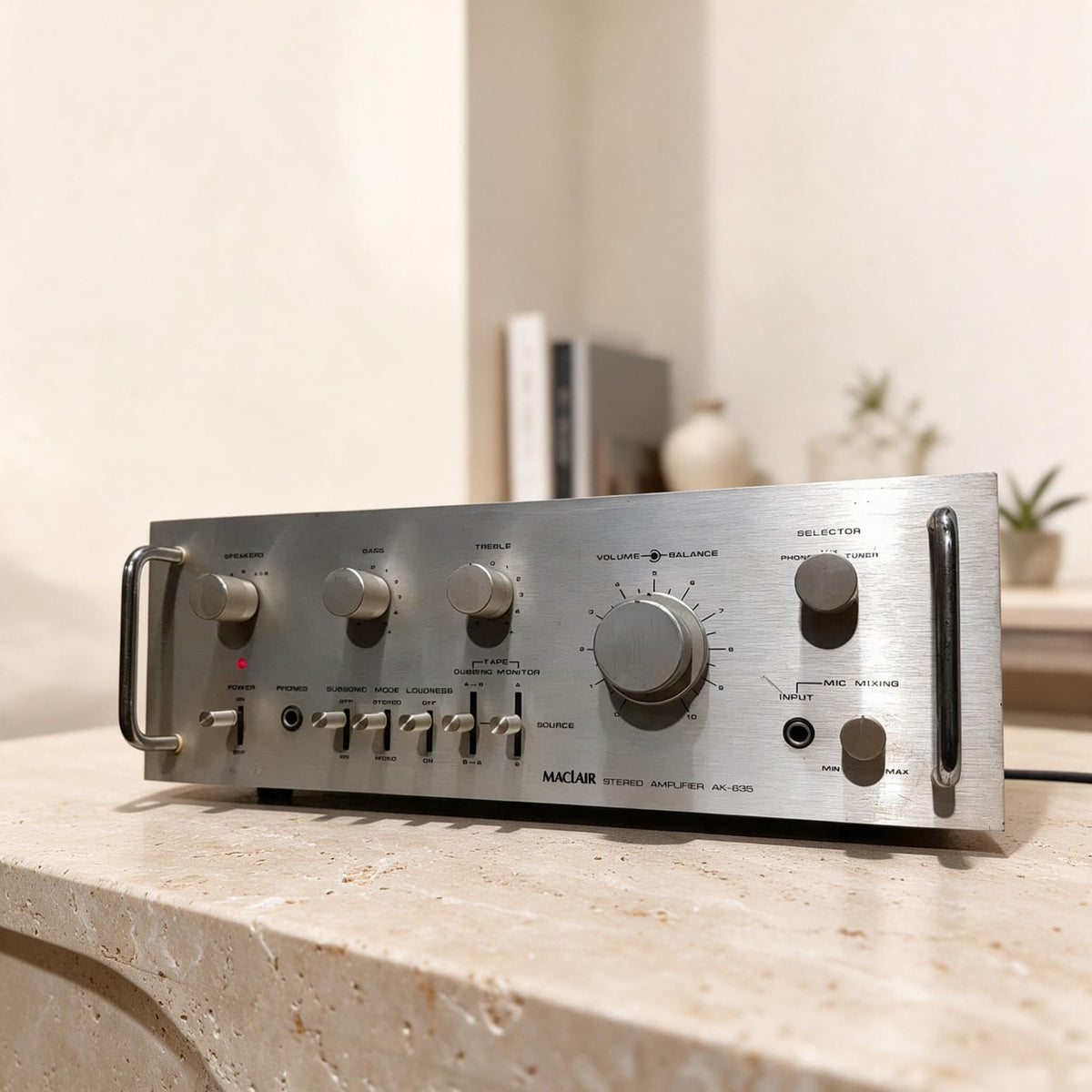 MACLAIR AK635 Rare Vintage Stereo Amplifier Tested Working Hi-Fi