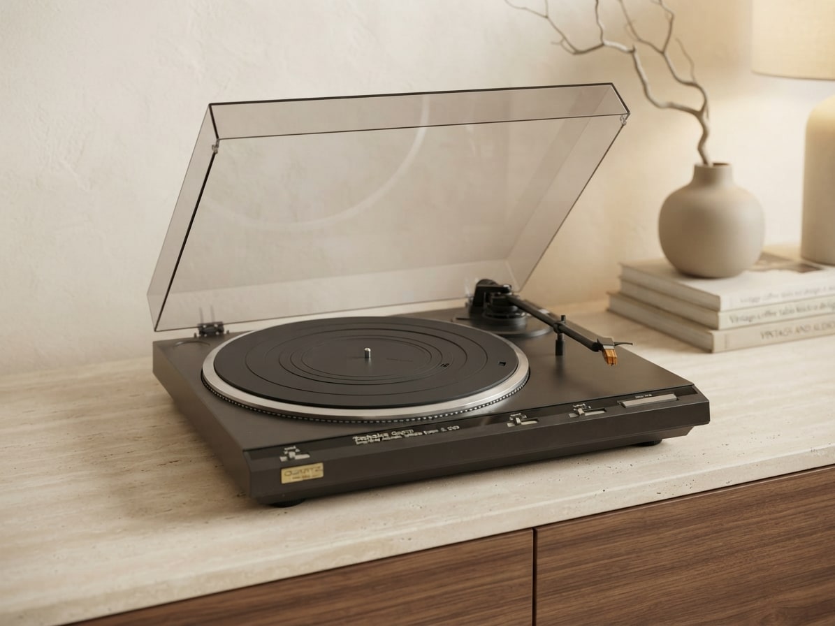 Technics SL-Q300 Rare Vintage Turntable Quartz Direct Drive Warranty Tested