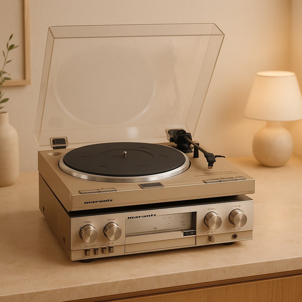 Marantz TT-221 / PM-54 Rare Vintage MINT Turntable Amplifier Set Warranty