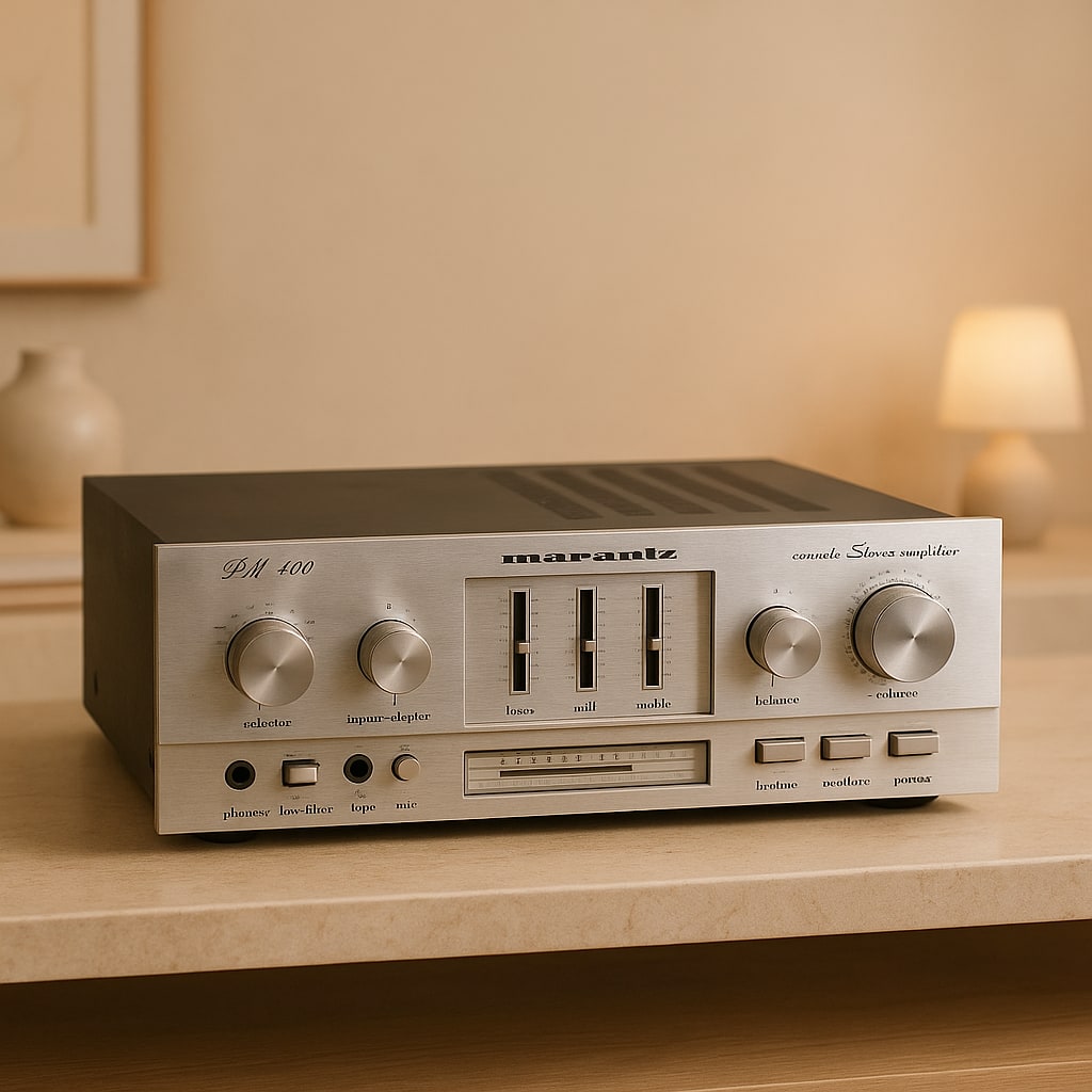 Marantz PM-400 Rare Vintage Integrated Amplifier Warranty Working Hi-Fi Phono
