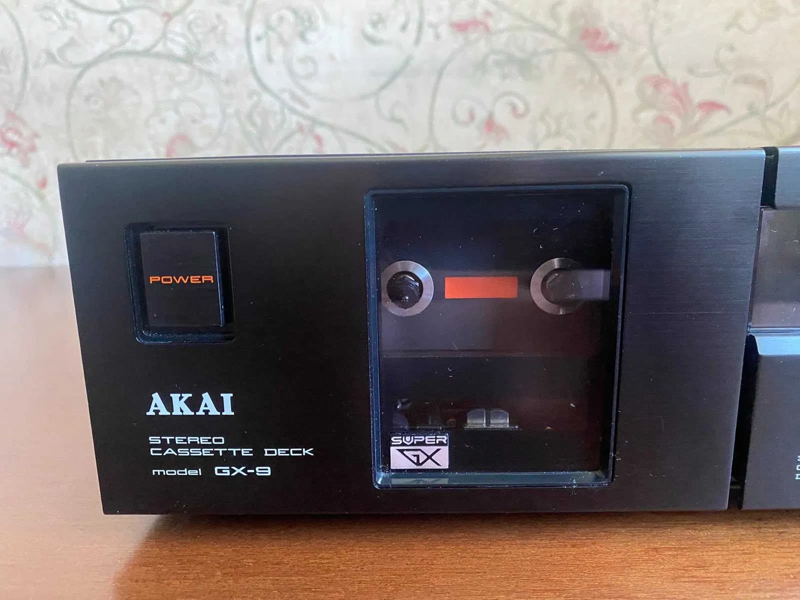 Akai GX-9 Rare Vintage MINT Stereo Cassette Deck Serviced Working 3-Head 220V