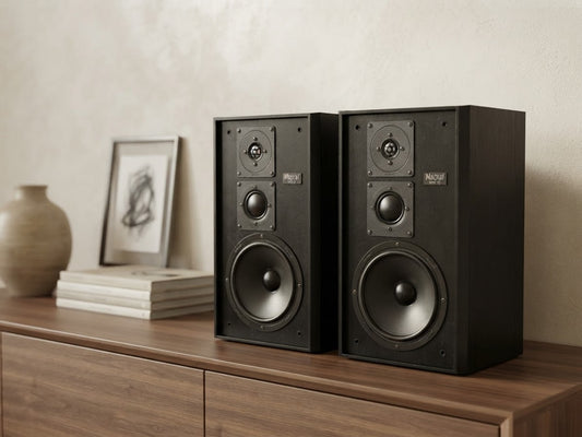 Magnat MSP-60 Rare Vintage MINT 3-Way German Hi-Fi Speakers Tested Warranty