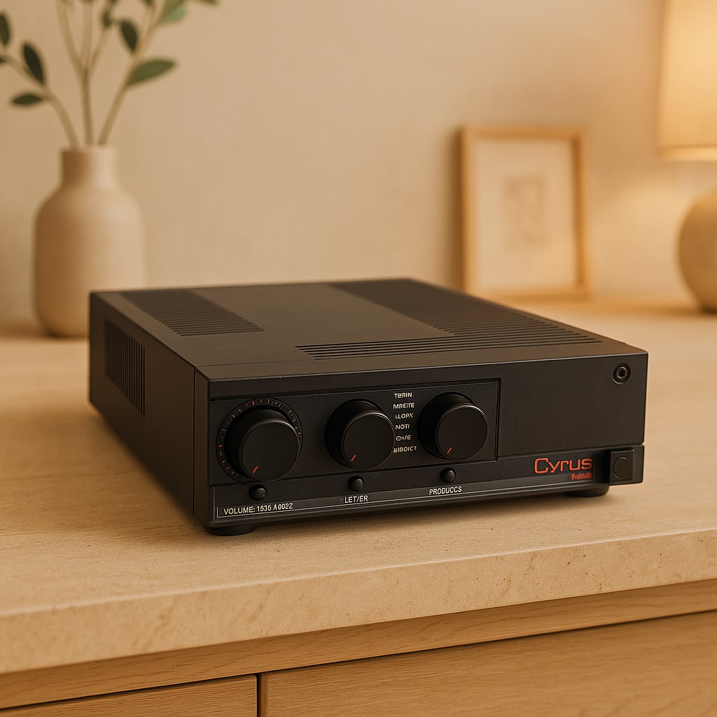 Cyrus ONE MK1 Rare Vintage Amplifier Warranty MINT Working MM/MC Phono 2x25/40W