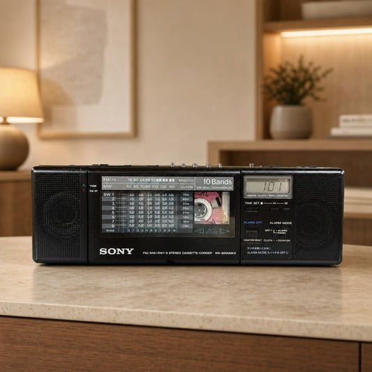 Sony WA-8000MKII Rare Vintage MINT Boombox Cassette-Corder Warranty with Case