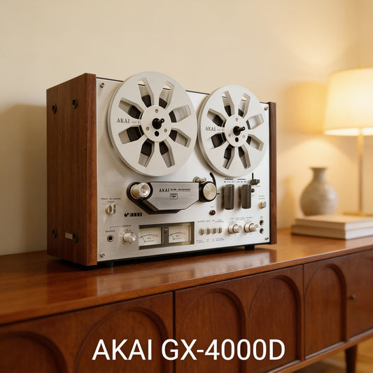 AKAI GX-4000D Rare Vintage Reel-to-Reel Tape Recorder Serviced Working