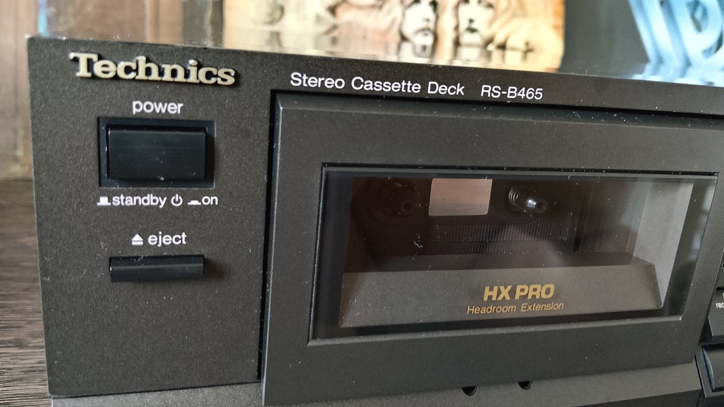 Technics RS-B465 Rare Vintage Stereo Cassette Deck Tested Dolby B/C Serviced